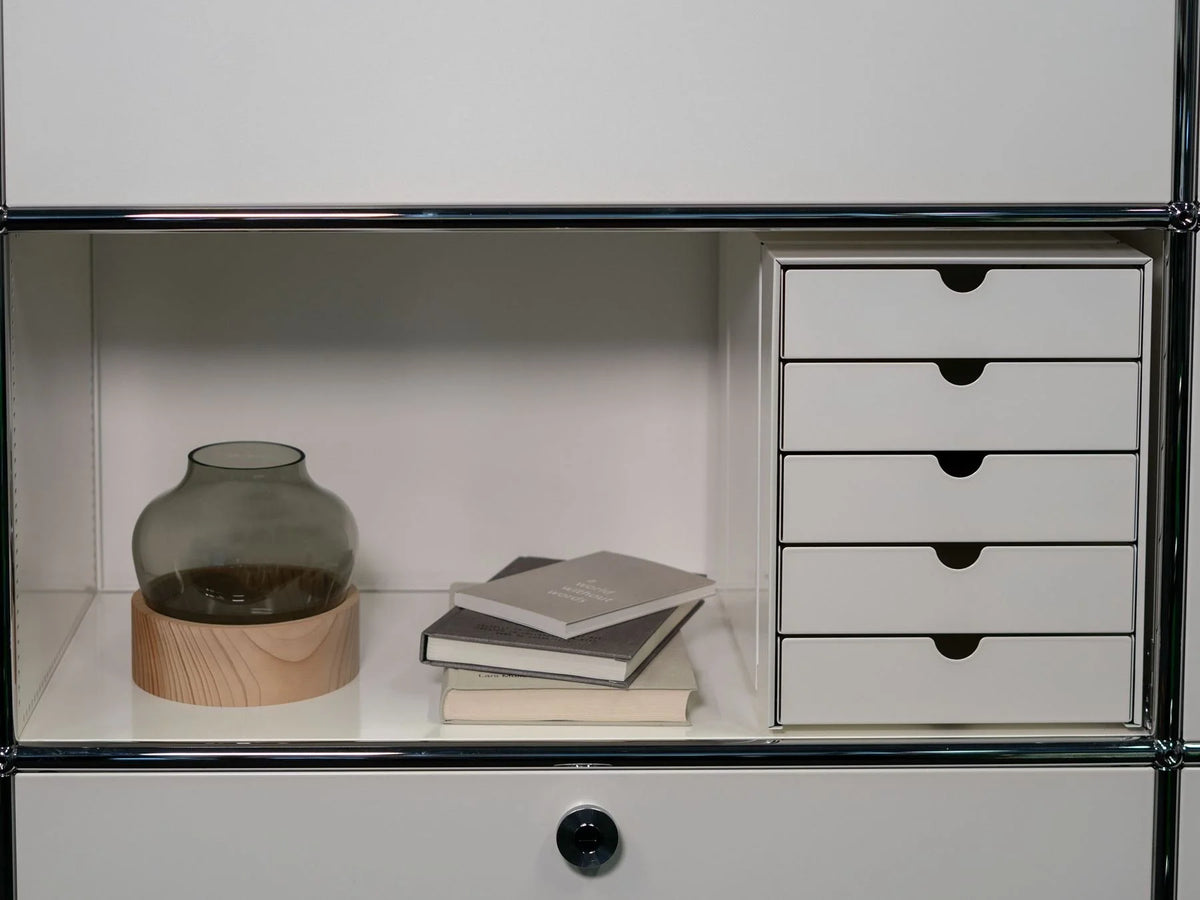 USM – Inos Box Set C4 with 5 drawers / White